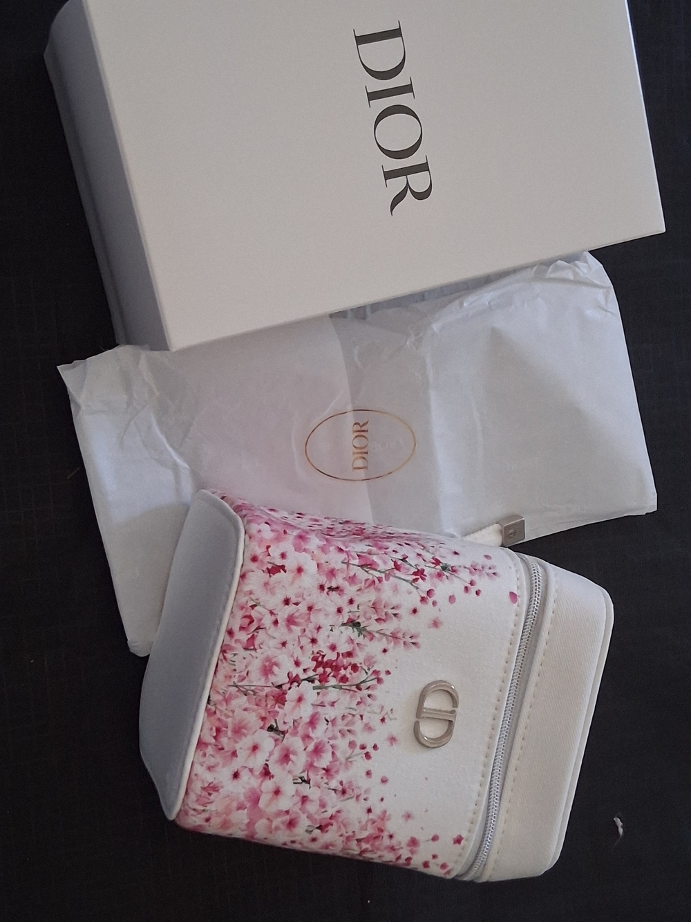 Gwp Pink Floral Cosmetic Case - Designer Travel Makeup Bag